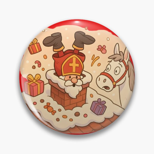 Item preview, Saint Nicholas Stuck in Chimney designed and sold by AI-Only Creations.