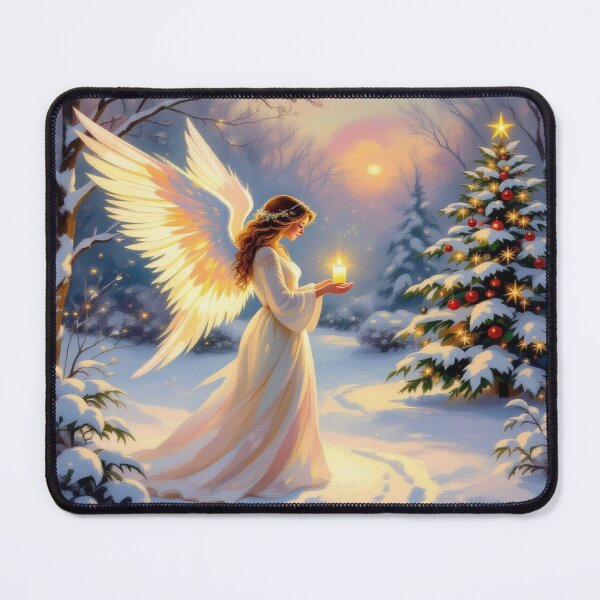 Item preview, Christmas Angel in Monet Style – Impressionist Dream of Light and Peace designed and sold by FotoworldEdel.