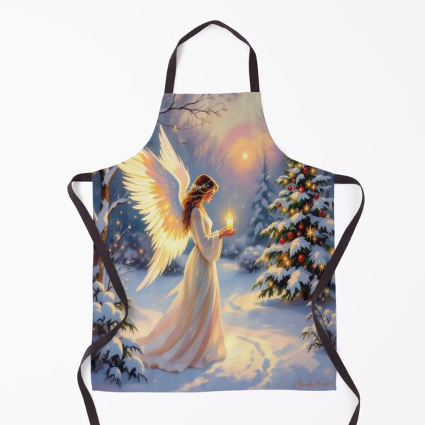 Item preview, Christmas Angel in Monet Style – Impressionist Dream of Light and Peace designed and sold by FotoworldEdel.