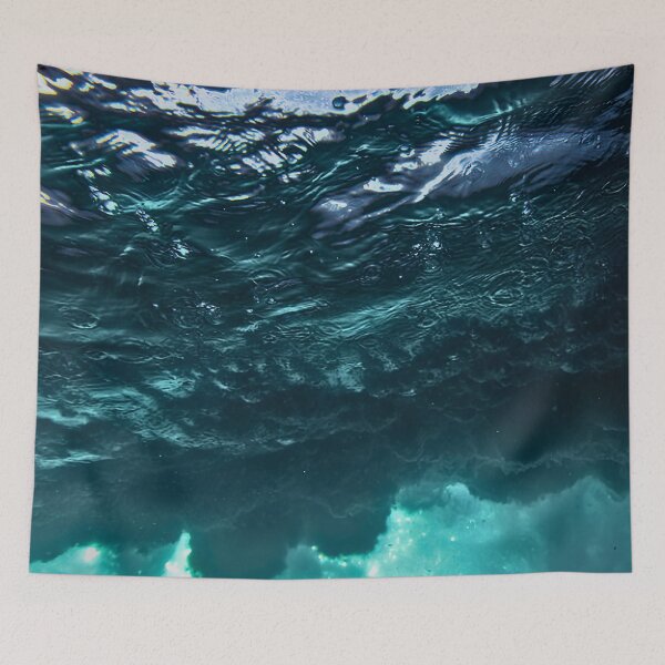 Item preview, Deep Blue Waves Marine Life & Underwater Beauty designed and sold by Ocean's ⭐⭐⭐⭐⭐.