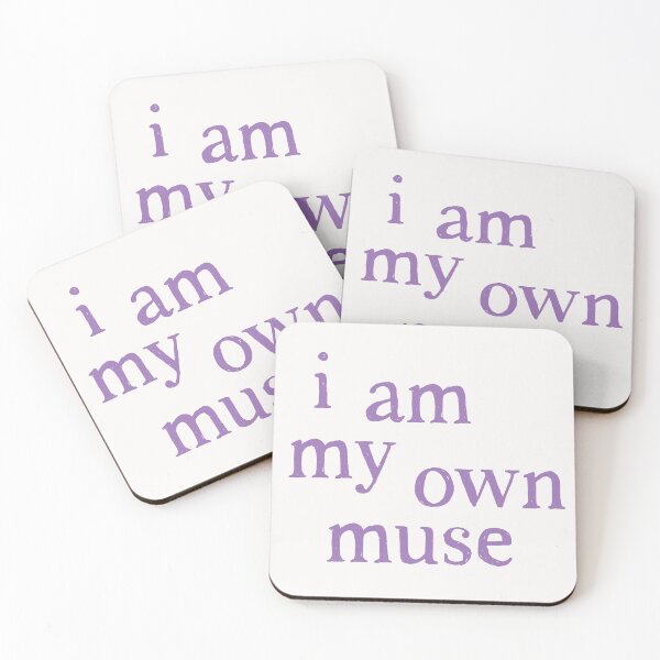 Item preview, i am my own muse - Motivational Quote Design designed and sold by Josan Designs.