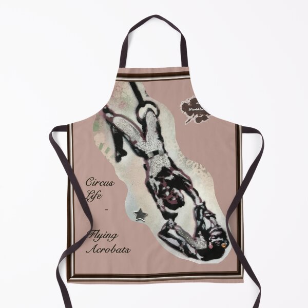 Item preview, Portrait of two acrobats in the air designed and sold by marysfarbklecks.
