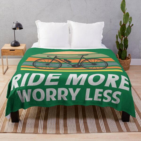 Item preview, Ride More Worry Less retro sunset Bike Lover designed and sold by Colorfulman.