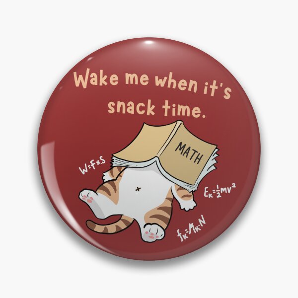 Item preview, Wake Me When It’s Snack Time – Funny Lazy Cat Design designed and sold by TheBeeKindSpace.