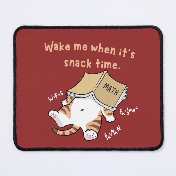 Item preview, Wake Me When It’s Snack Time – Funny Lazy Cat Design designed and sold by TheBeeKindSpace.