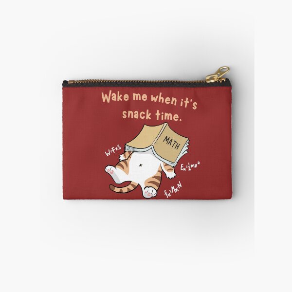 Item preview, Wake Me When It’s Snack Time – Funny Lazy Cat Design designed and sold by TheBeeKindSpace.
