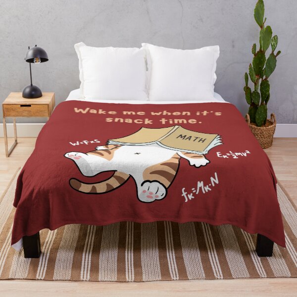 Item preview, Wake Me When It’s Snack Time – Funny Lazy Cat Design designed and sold by TheBeeKindSpace.