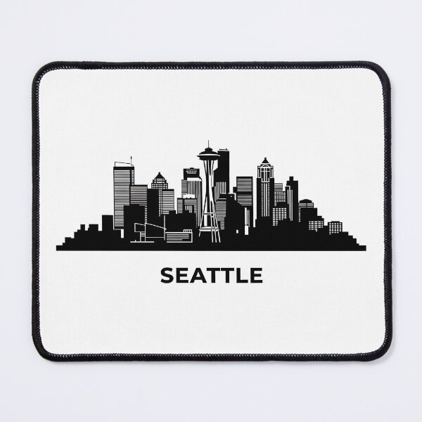 Item preview, Seattle Skyline Silhouette designed and sold by griez.