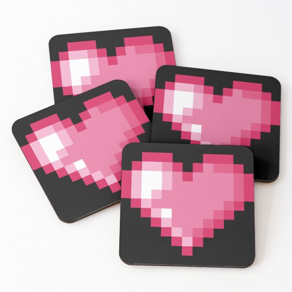 Item preview, Pixel Heart Pink - Streetwear designed and sold by Josan Designs.