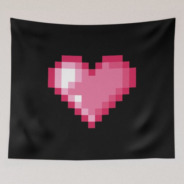 Item preview, Pixel Heart Pink - Streetwear designed and sold by Josan Designs.