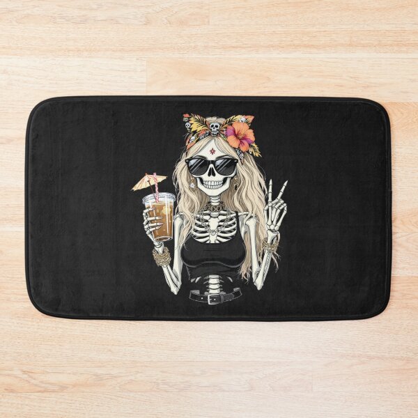 Item preview, Summer Vibes Skeleton Girl | Cool Gothic Beach Aesthetic designed and sold by ColorSplash123.