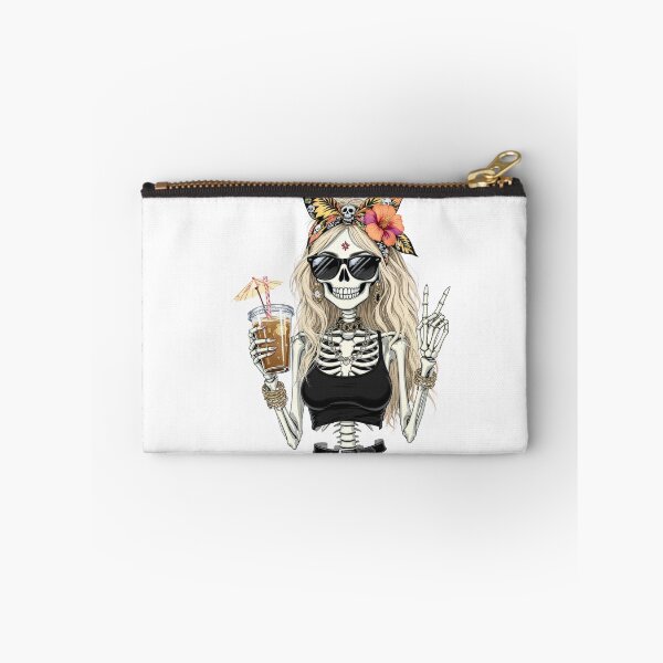 Item preview, Summer Vibes Skeleton Girl | Cool Gothic Beach Aesthetic designed and sold by ColorSplash123.