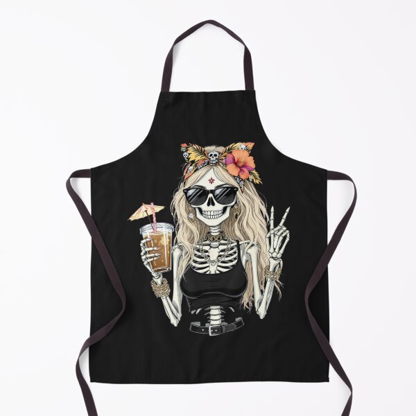 Item preview, Summer Vibes Skeleton Girl | Cool Gothic Beach Aesthetic designed and sold by ColorSplash123.