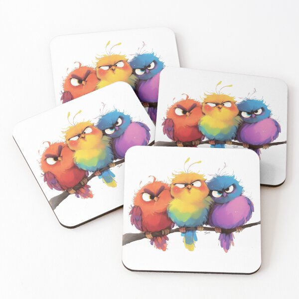 Item preview, Colorful Birds on Branch 09 designed and sold by CharlieDesings.