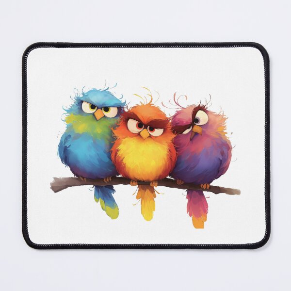 Item preview, Colorful Birds on Branch 10 designed and sold by CharlieDesings.