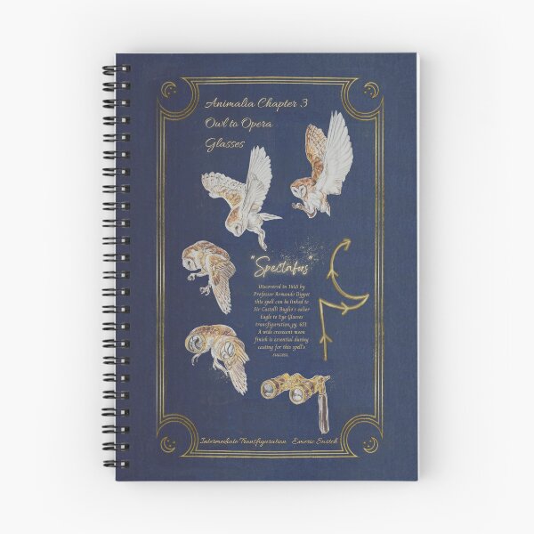 Item preview, Owl to Opera Glasses Transfiguration designed and sold by DrawBotanical.