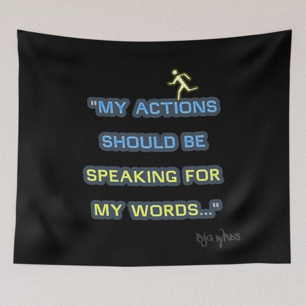 Item preview, "MY ACTIONS ..." Quote 10/29/2025 designed and sold by BJGWRDS.