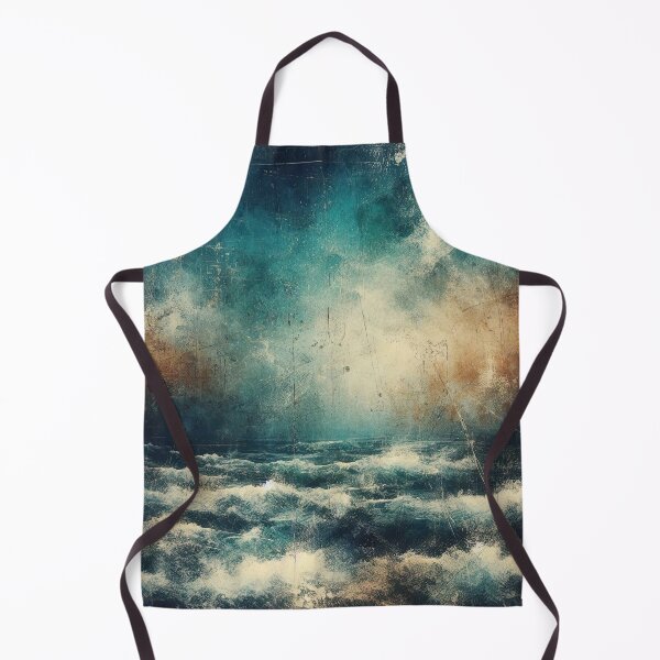 Item preview, Stormy Blue Ocean Distressed Photograph Painting designed and sold by IZiets.