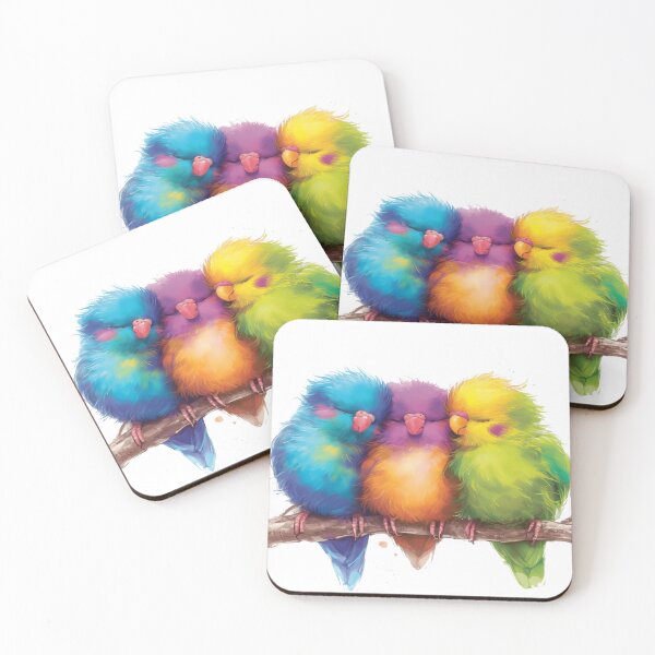 Item preview, Colorful Birds on Branch 17 designed and sold by CharlieDesings.