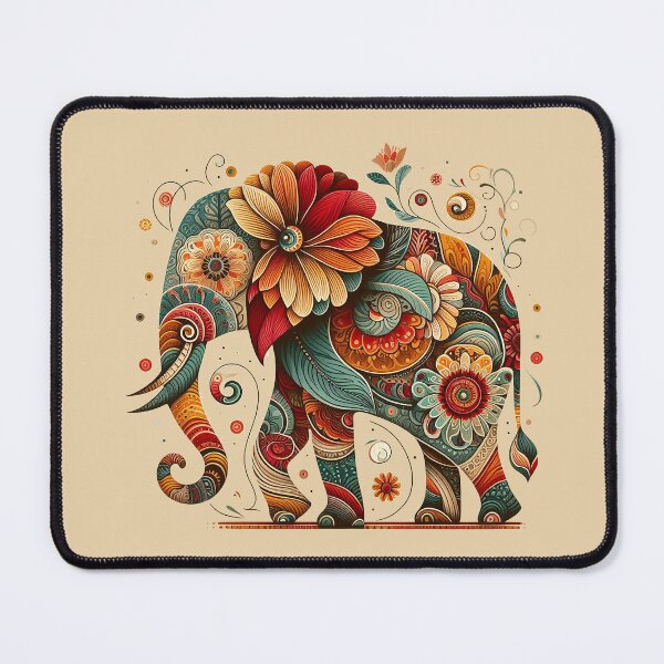 Item preview, The Curious Elephant and Her Floral Fantasies designed and sold by Vanich-Panich.