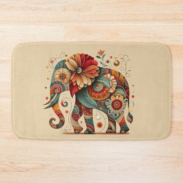 Item preview, The Curious Elephant and Her Floral Fantasies designed and sold by Vanich-Panich.
