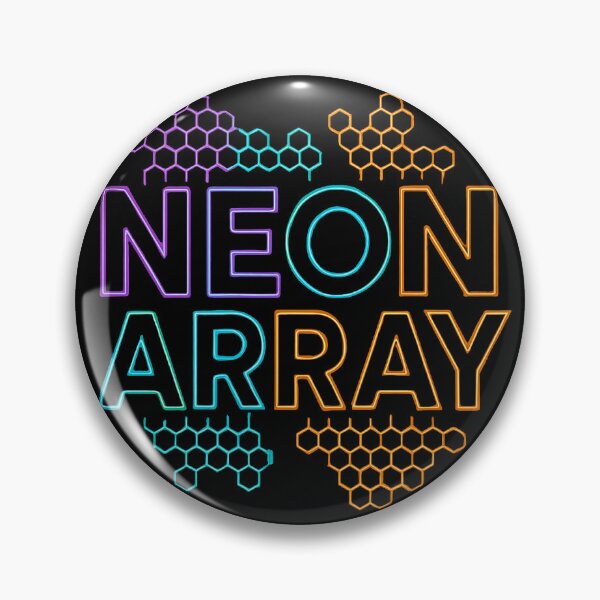Item preview, Neon Array — Structured Typography Framed by Hexagonal Mesh designed and sold by Artiviose.