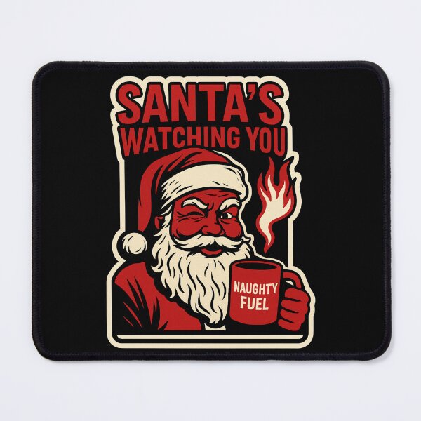 Item preview, Santa’s Watching You – Funny & Bold Christmas Design designed and sold by GusiaTreasures.