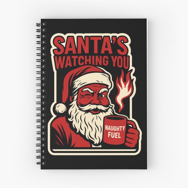 Item preview, Santa’s Watching You – Funny & Bold Christmas Design designed and sold by GusiaTreasures.