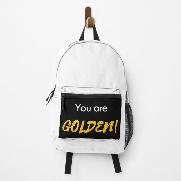 Item preview, You Are Golden! Motivational Quote - Gold Foil Texture Typography T-Shirt designed and sold by SergioMiklos.