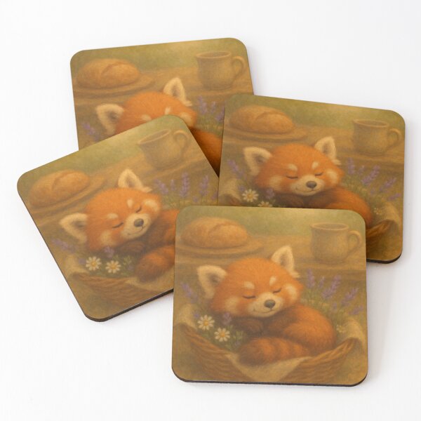Item preview, The Cottagecore Red Panda designed and sold by MadeByACJ.
