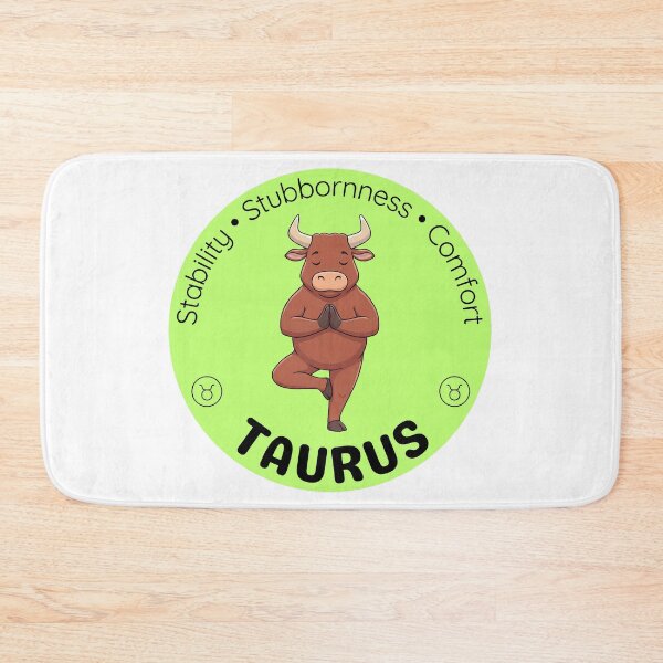 Item preview, Taurus Zodiac Bull | Peaceful Earth Sign Art designed and sold by Pets & Memes & Stuff.
