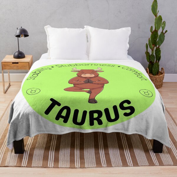 Item preview, Taurus Zodiac Bull | Peaceful Earth Sign Art designed and sold by Pets & Memes & Stuff.