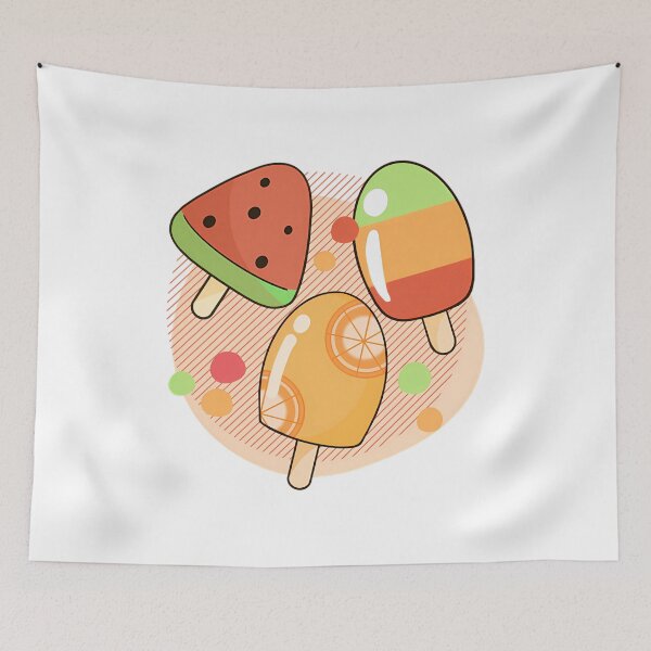 Item preview, Colorful Fruit Popsicle Summer Vibes designed and sold by EvelyPoppas.