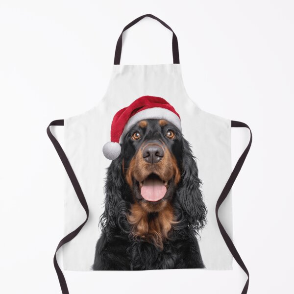 Item preview, Cute Gordon Setter Christmas Art — Gordon Setter Wearing Santa Hat designed and sold by LazyOwlStore.