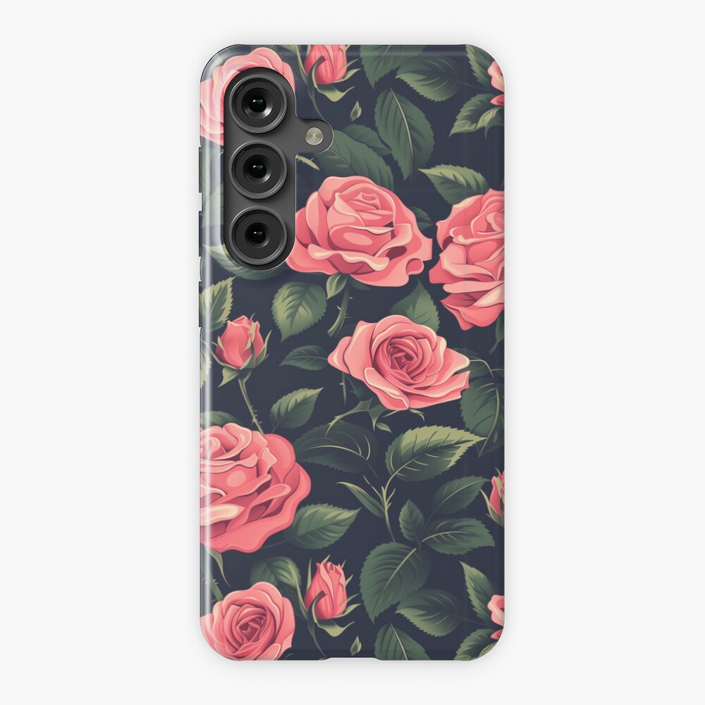 Pink Roses Midnight Garden