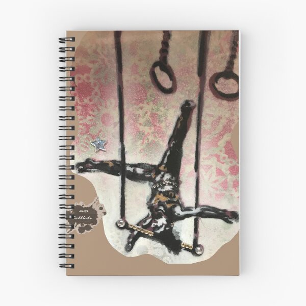 Item preview, Portrait of an aerial acrobat suspended high in mid-air. designed and sold by marysfarbklecks.