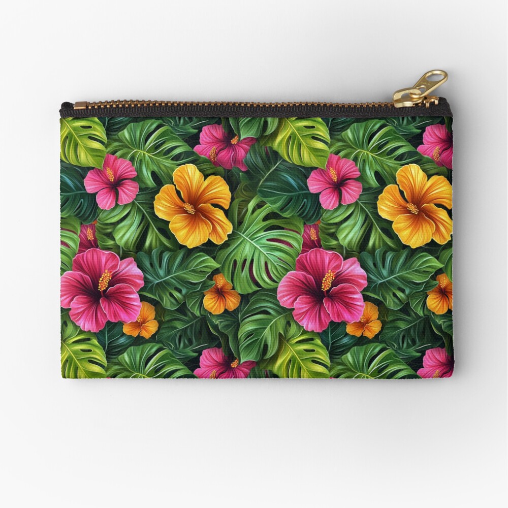 Tropical Hibiscus & Monstera