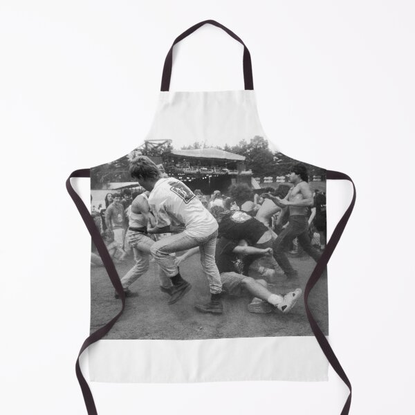 Item preview, Concert Fans Moshing In The Crowd - BW Photograph designed and sold by ConcertImages.