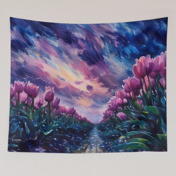 Item preview, Tulips along the Path designed and sold by tomorrowsart.