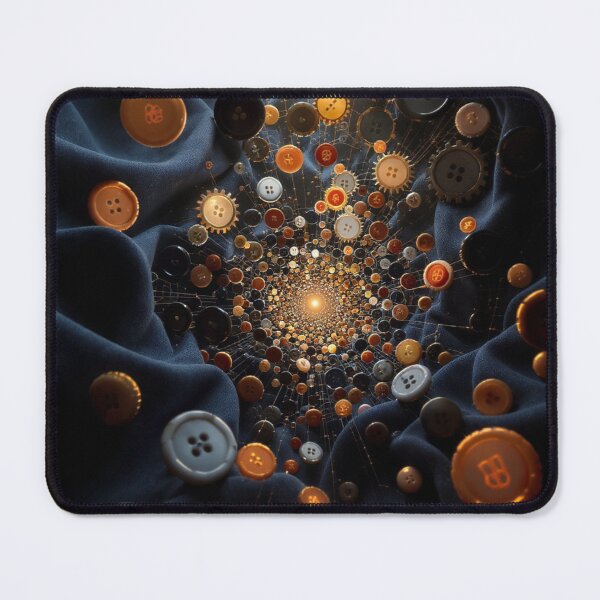Item preview, Swirling Buttons and Fabric Vortex designed and sold by Help De Helpers.