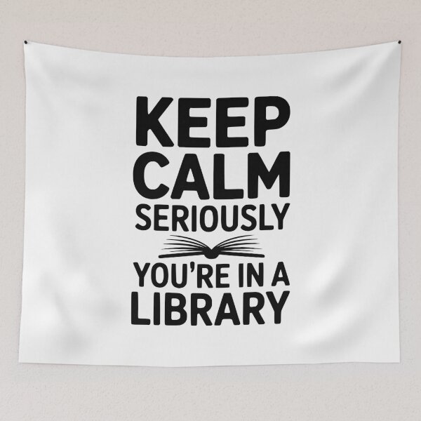 Item preview, Keep Calm Seriously You’re in a Library designed and sold by Frank Ring.