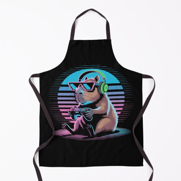 Item preview, Funny Gaming Capybara Dont Be Worry Be Capy Capybara Retro game Men Boys designed and sold by REDDLINE.