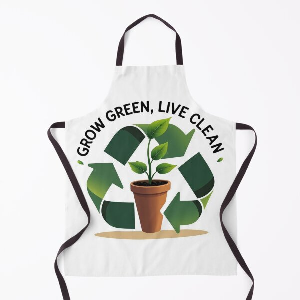 Item preview, Grow Green, Live Clean – Eco-Friendly Sustainability Quote Design designed and sold by LOLbySA.