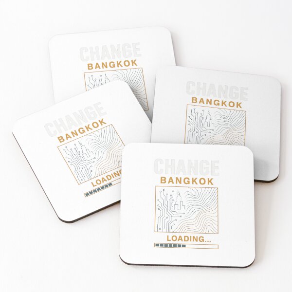 Item preview, CHANGE – BANGKOK LOADING | Neon Futuristic Streetwear Design designed and sold by Siamcatshop.