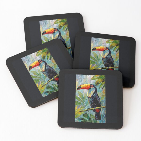 Item preview, Toco toucan perched on a branch#3 designed and sold by Helios Be. Lavsh.