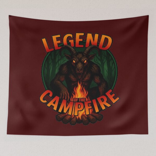 Item preview, Legend of the Campfire - Goatman designed and sold by Blaze & Trail Creative.