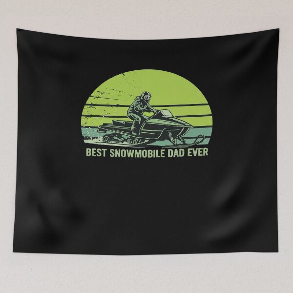Item preview, Best Snowmobile Dad Ever Funny Father's Day designed and sold by RansomFlatley.