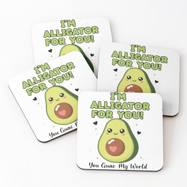 Item preview, I'm Alligator For You! You Guac My World Cute Avocado Pun designed and sold by Enga6.