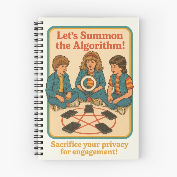 Item preview, Let's Summon The Algorithm Tech Humor Vintage designed and sold by SunfullyYours.