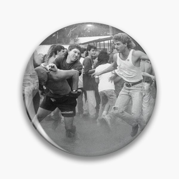 Item preview, Concert Fans Moshing At A Slayer “Live” Performance - BW Photograph designed and sold by ConcertImages.